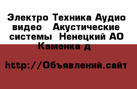 Электро-Техника Аудио-видео - Акустические системы. Ненецкий АО,Каменка д.